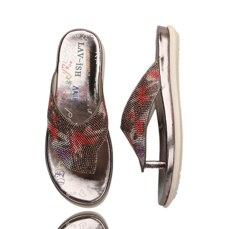 Crystal Embellished Sandals