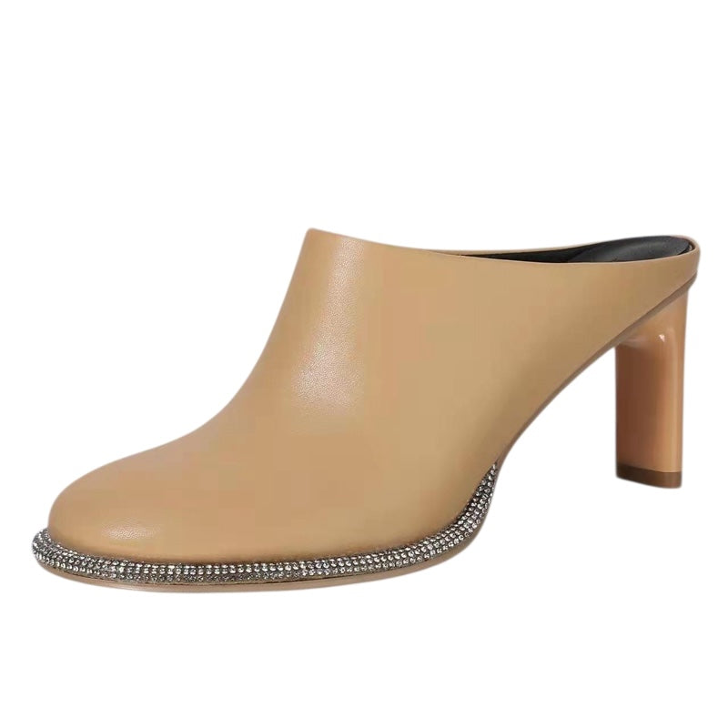 The Verona Crystal-Trim Mule