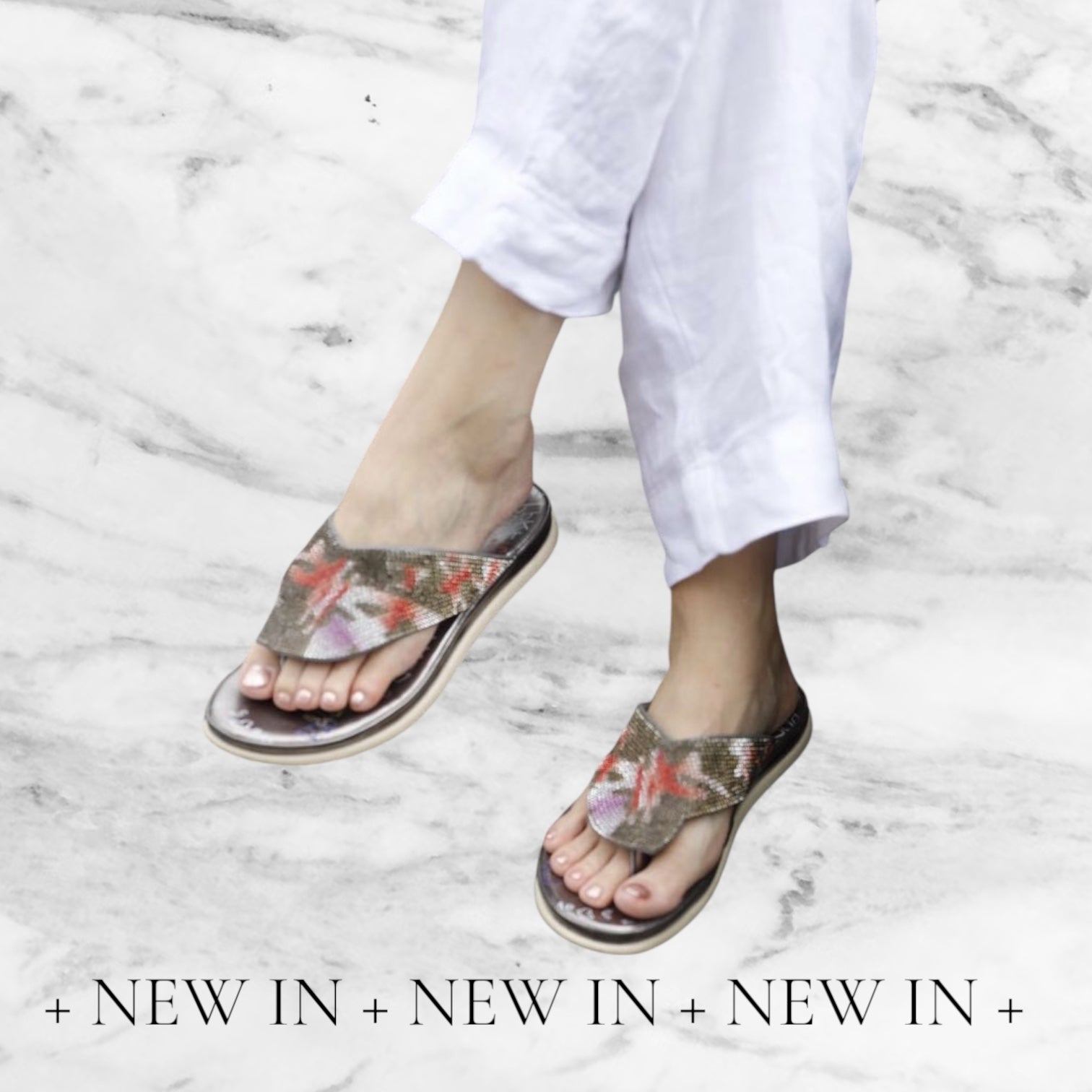 Crystal Embellished Sandals